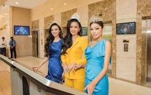Top 3 Hoa hậu Hoàn vũ Việt Nam 2022 trải nghiệm không gian giao dịch số tại Nam A Bank
