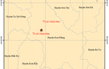 Lại xảy ra động đất 3,3 độ Richter ở Kon Tum
