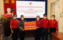 Hội Chữ thập đỏ Bình Dương hỗ trợ 750 triệu đồng cho nạn nhân vụ cháy quán karaoke