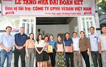 Vedan Việt Nam hỗ trợ ngôi nhà mơ ước cho các hộ dân khó khăn