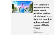 Truyền thông nước ngoài đánh giá cao nước khoáng kiềm thiên nhiên Vikoda