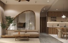 Mở rộng phòng ngủ cho căn hộ màu nâu và mẹo dành cho phòng ngủ nhỏ