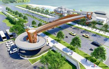 Đà Nẵng xây cầu vượt đi bộ qua đường biển Nguyễn Tất Thành