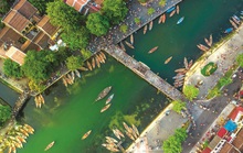 Bài thơ Qua cầu nhớ bến đò xưa và Thương câu hát cũ