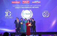 Bảo hiểm sức khỏe của Manulife được vinh danh tại giải thưởng ‘Tin dùng Việt Nam 2022’