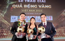 Những khoảnh khắc ấn tượng trong đêm trao giải Quả bóng vàng Việt Nam 2022
