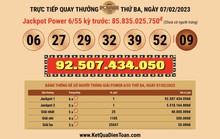 Vé số Vietlott bán qua điện thoại trúng 92,5 tỉ đồng