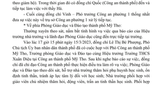Tạm giữ thầy giáo nhắn tin “gạ tình” nữ sinh lớp 8