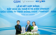 Lado Taxi thuê 500 ôtô điện của VinFast