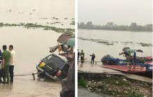 Phát hiện tài xế tử vong trong ôtô 7 chỗ Land Cruiser lao xuống sông