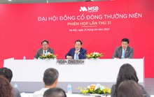 Cổ đông MSB bất ngờ không thông qua kế hoạch sáp nhập ngân hàng khác