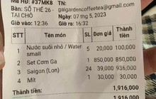 Bình Thuận: Quán ăn bán thùng bia Sài Gòn gần 1 triệu đồng, set cơm gà 850.000 đồng