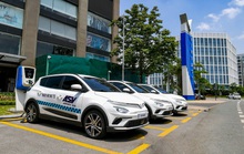 Nhiều doanh nghiệp chọn ôtô điện VinFast để chạy taxi