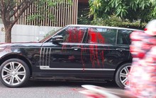 Hai thanh niên tạt sơn lên xe Range Rover rồi bỏ chạy