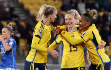 World Cup nữ 2023: Thuỵ Điển thắng đậm Ý, giành vé vào vòng 1/8
