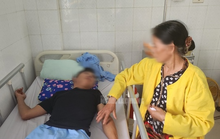 Thanh niên bị đánh đập dã man vào đầu, mặt trên quốc lộ phải chuyển tuyến trên
