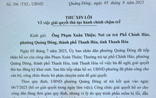Nhiều cán bộ xã, phường ở TP Thanh Hóa gửi thư xin lỗi dân