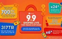 Shopee 9.9 siêu sale ghi nhận số sản phẩm bán ra qua livestream tăng gấp 24 lần