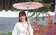 Ngắm nhan sắc dàn thí sinh Bình Dương qua áo dài, kimono
