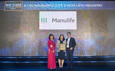 Manulife Việt Nam được vinh danh là nơi làm việc tốt nhất ngành bảo hiểm