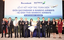 Chủ tịch Sacombank tại Lễ ký hợp tác toàn diện với Bamboo Airways: "Hai thương hiệu, triệu giá trị"