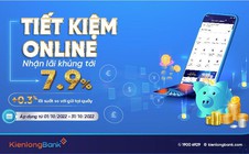 Duy nhất trong tháng 10, lãi suất gửi tiết kiệm lên đến 7,9%/năm tại KienlongBank