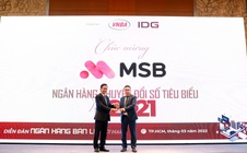 MSB nhận giải thưởng ngân hàng chuyển đổi số tiêu biểu