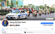 Tài khoản Facebook phòng CSGT Công an Bình Thuận bị giả mạo