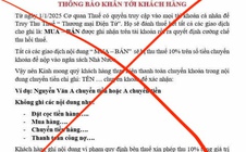 Thực hư thông báo "thu thuế thương mại điện tử 10%" đang lan truyền trên mạng xã hội