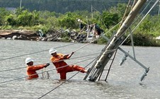Đã cấp điện trở lại cho hơn 1,19 triệu khách hàng sau bão số 13 Kalmaegi