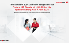 Techcombank lọt top 100 nơi làm việc tốt nhất Đông Nam Á