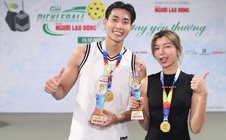 Hữu Long - Đồng Ánh Quỳnh lập "cú đúp" tại Giải Pickleball Báo Người Lao Động