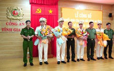 Công an tỉnh Gia Lai công bố quyết định điều động 4 phó trưởng phòng