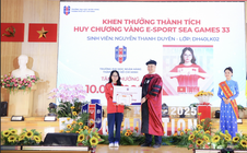 Vô địch e-sport SEA Games 33, nữ sinh viên Nguyễn Thanh Duyên nhận thưởng lớn