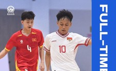 Indonesia dẫn trước 2 bàn vẫn bị futsal U16 Việt Nam gỡ hòa