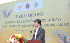 Tân Giám đốc Sở Y tế Hà Nội nói gì tại lễ khai trương UAV vận chuyển thuốc?
