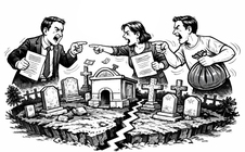 Chia đất, đoạn tình