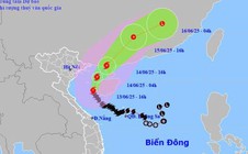 Bão số 1 giật cấp 14 trên vịnh Bắc Bộ, miền Trung tiếp tục mưa lớn