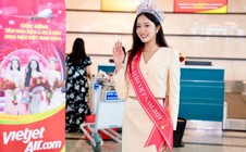 Tân Hoa hậu Việt Nam bay cùng Vietjet trên hành trình đầu tiên sau lễ đăng quang