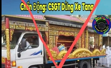 Làm rõ clip "CSGT dừng xe tang giữa đường, bé gái chui ra từ quan tài"