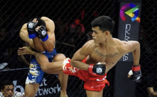 Võ sĩ bị đá dập gan, phải đi cấp cứu tại LION Championship