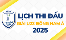 Lịch thi đấu Giải Vô địch Bóng đá U23 Đông Nam Á 2025