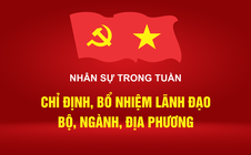 Infographic Nhân sự trong tuần: Chỉ định, bổ nhiệm lãnh đạo bộ, ngành, địa phương
