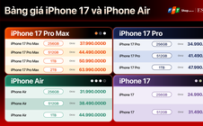 Các hệ thống bán lẻ đồng loạt nhận đặt cọc iPhone 17 series
