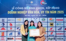 Yến sào Khánh Hòa được vinh danh Top 20 Doanh nghiệp văn hóa, uy tín năm 2025