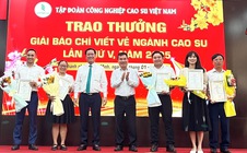 Báo Người Lao Động đoạt giải A viết về ngành cao su năm 2025