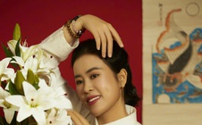 Doanh nhân Nguyễn Thị Ngọc Trinh diện áo dài gửi lời chúc Tết Bính Ngọ