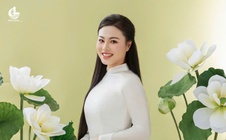 Hoa hậu Dạ Minh Châu khoe sắc trong tà áo dài