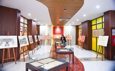 "Thưởng lãm Châu phê - Lưu dấu Mộc bản" tại Không gian Di sản tư liệu