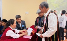 Quảng Trị: Nhiều nơi tỉ lệ cử tri đi bầu đã đạt 100% trong sáng 15-3